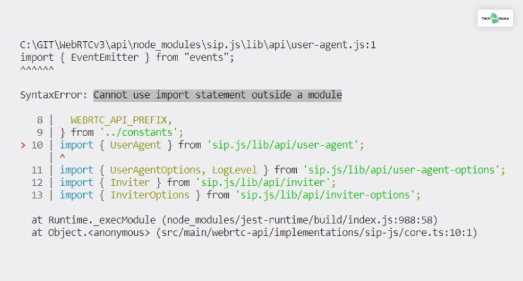 Cannot Use Import Statement Outside A Module TypeScript