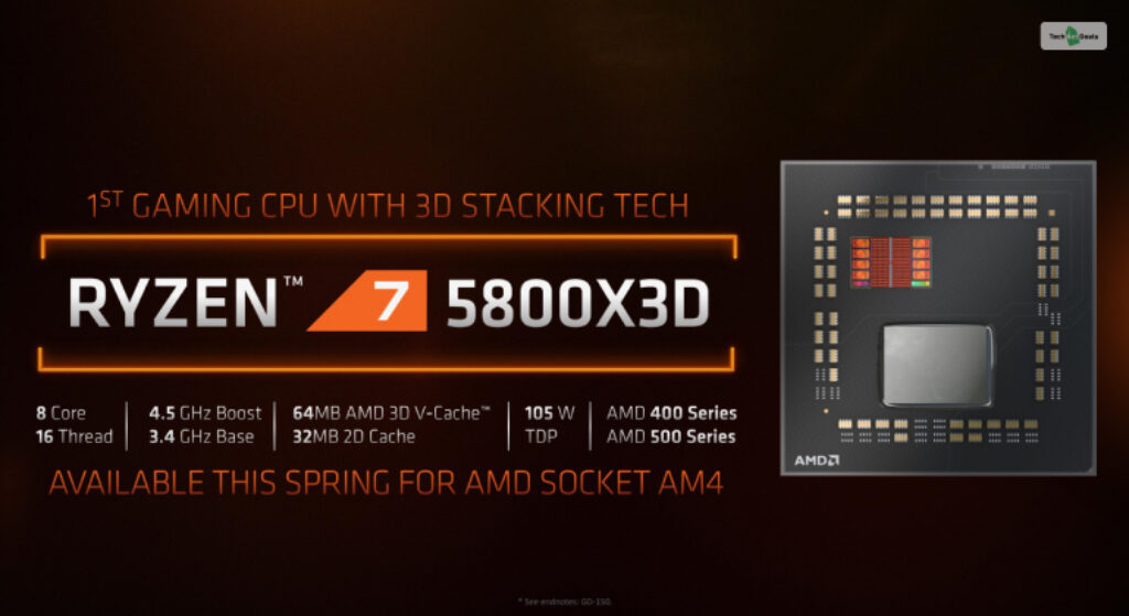 AMD Ryzen 7 5800X3D Specifications