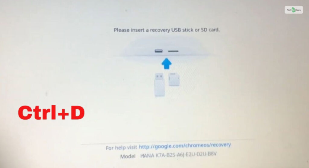 Press and hold these three keys together - Esc + Refresh + Power (Refresh has a circular arrow symbol) until a warning notification appears on the screen